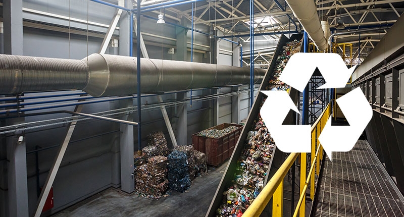 Recyclable waste transfer station
